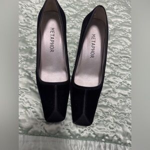 Vintage Metaphor Belinda Black Pumps Heels Size 7